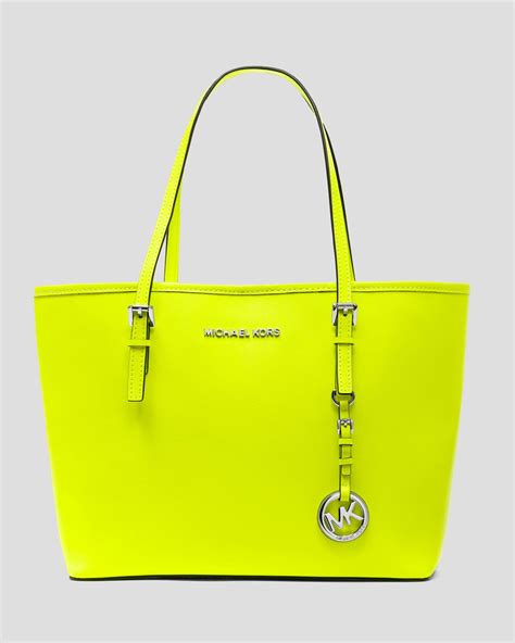 michael kors purse beige and yellow lining|Michael Kors neon yellow wallet.